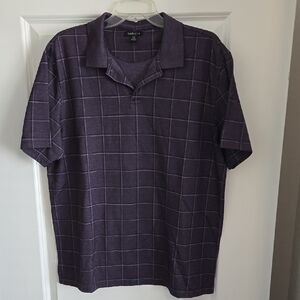 Van Heusen Men's Purple Polo Shirt